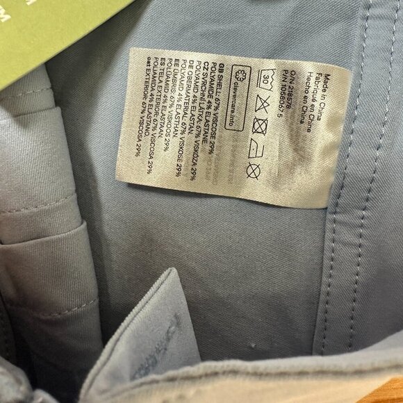 NWT H&M DIVIDED Light Blue Cheer Game Day Tailgate Collegiate Skirt Size 2 - Picture 6 of 8